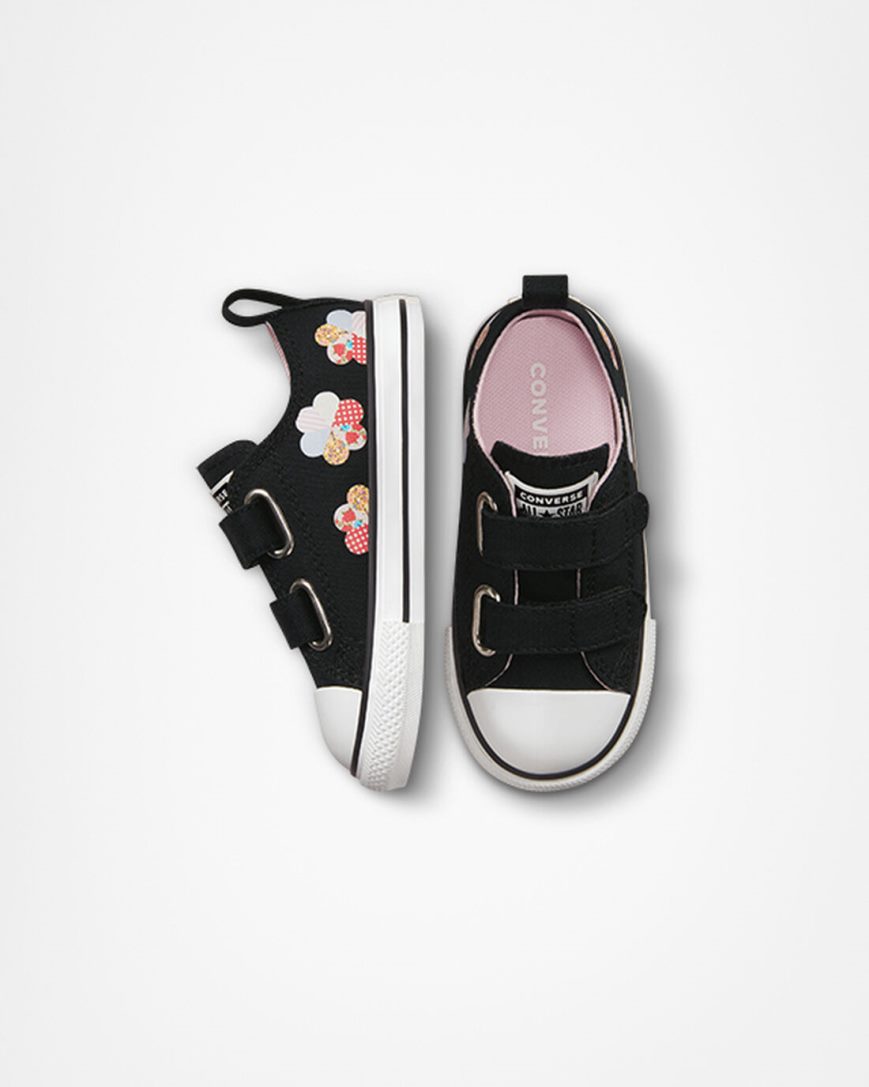 Zapatillas Bajas Converse Chuck Taylor All Star Easy-On Crafted Patchwork Niña Negras Naranjas Rosas | PE L2705P